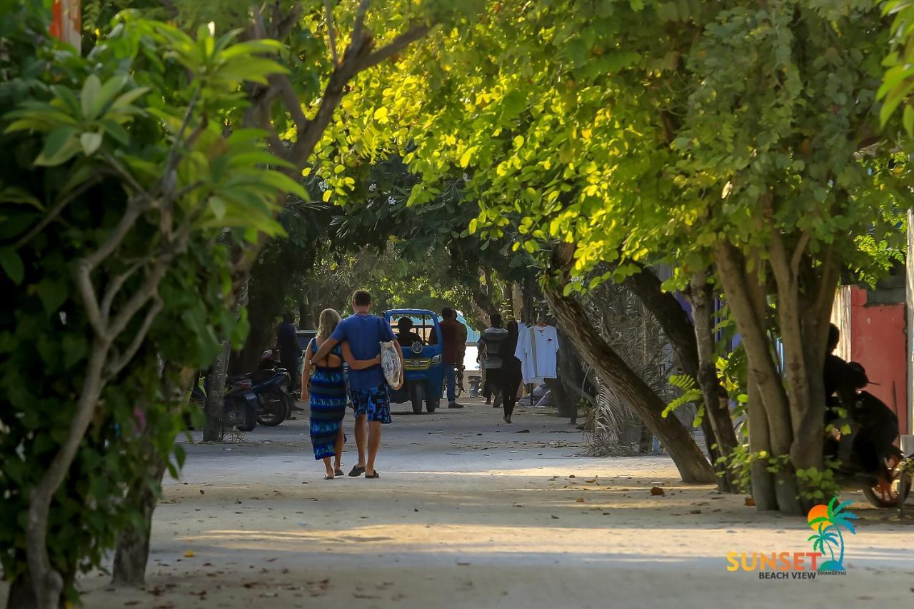 Sunset Beach View Dhangethi Exteriör bild
